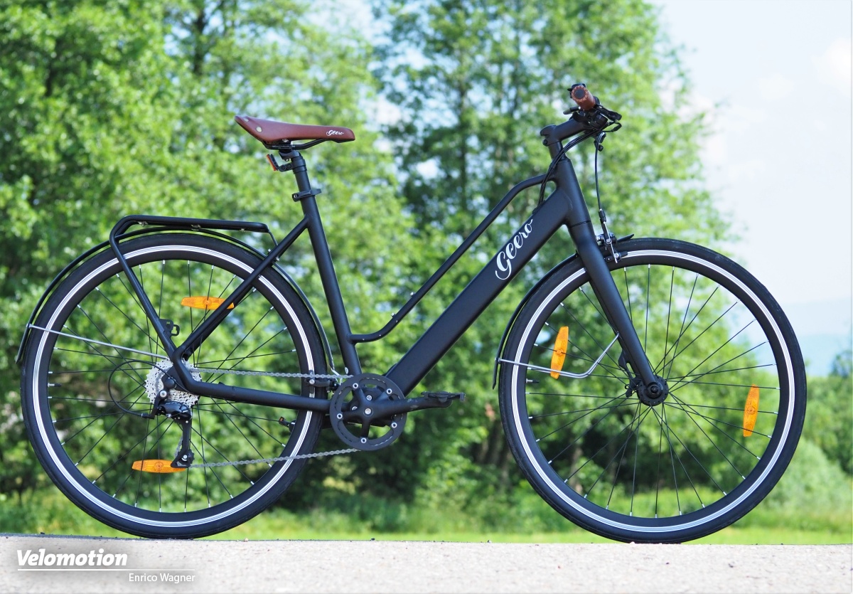 E-Bike Knus Basic Retro unisex schwarz Fahrradsattel Citybike 