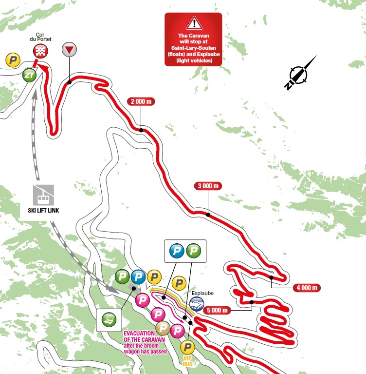 Tour de France Vorschau 17. Etappe Streckenverlauf Ziel