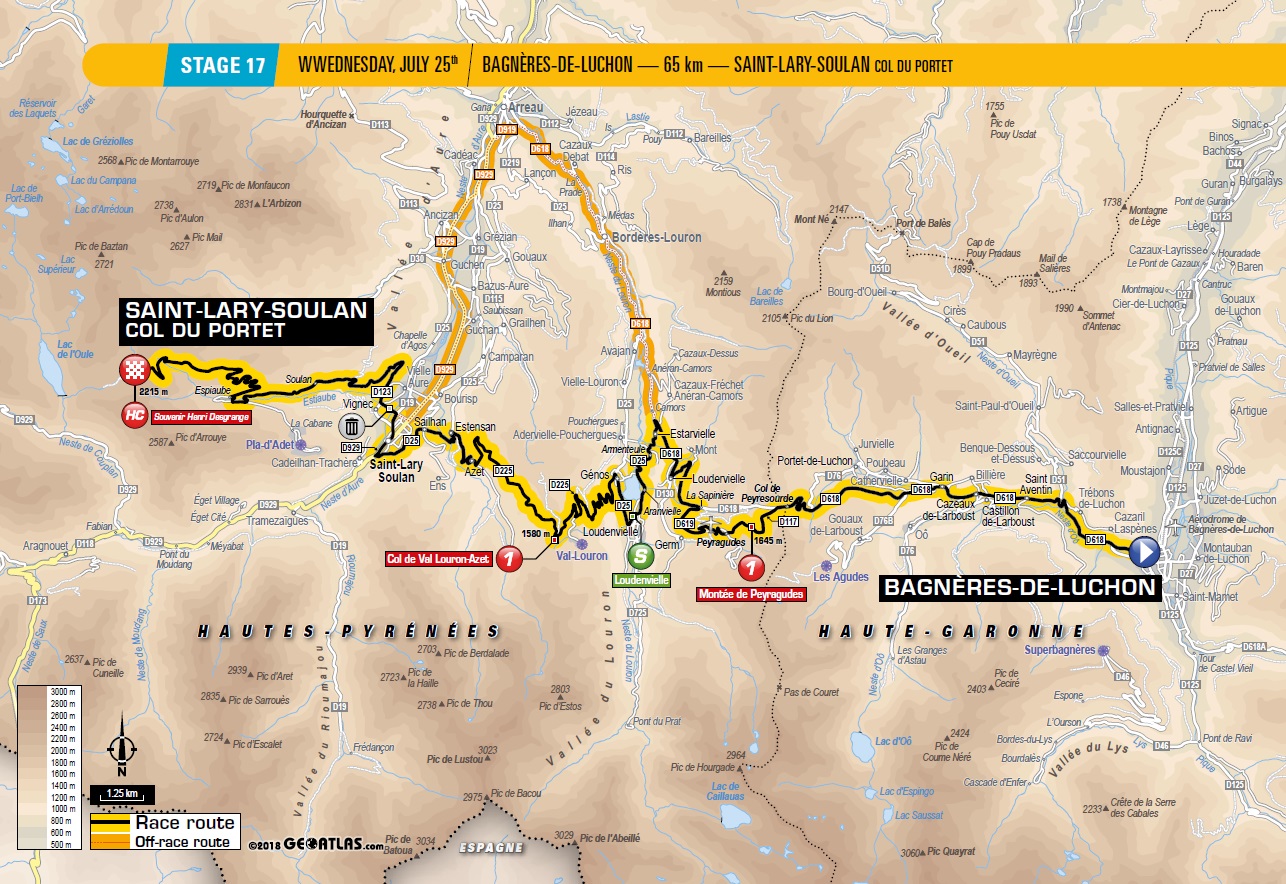 Tour de France Vorschau 17. Etappe Streckenverlauf 