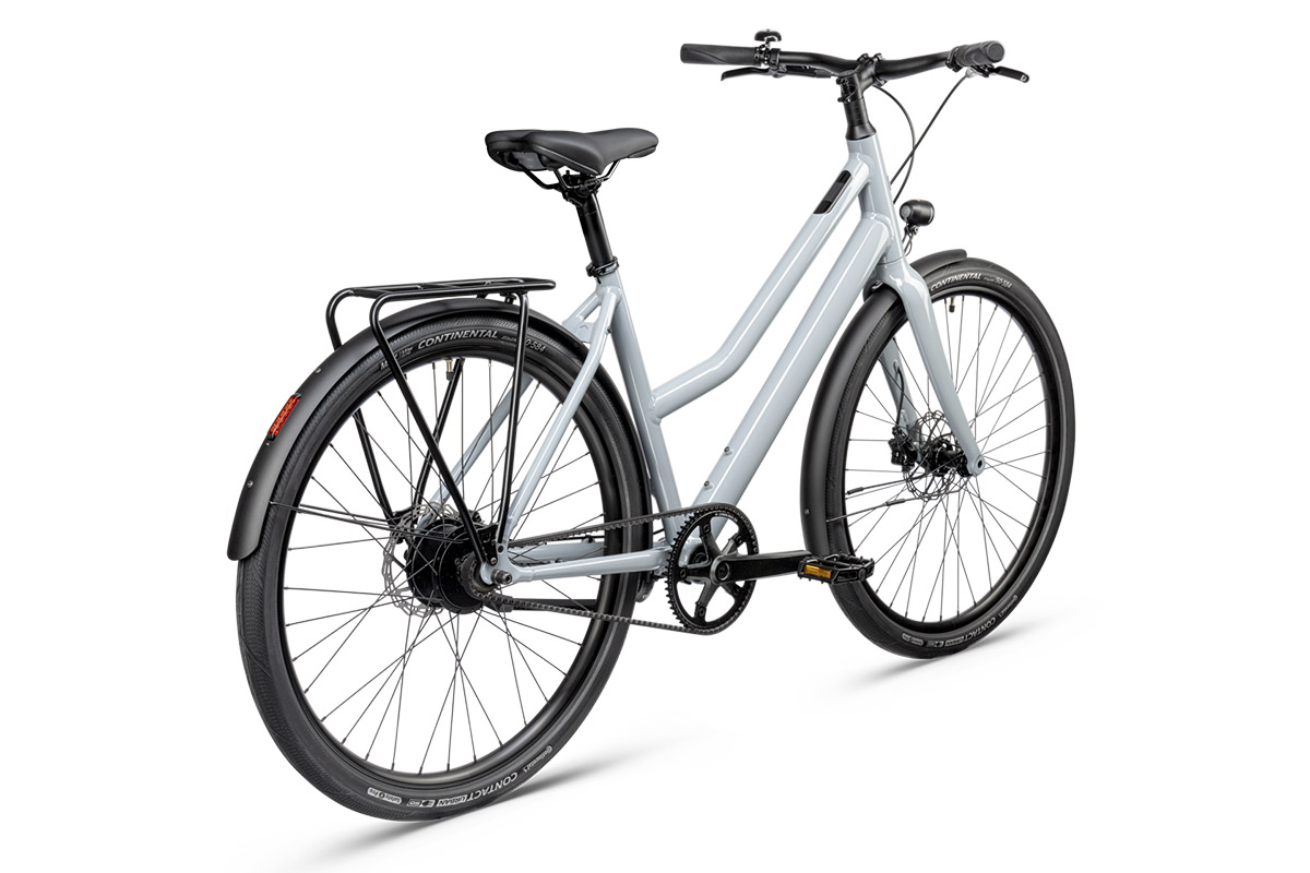 Ampler E-Bikes 2022, Citybikes: Juna Urban Bike mit Gepäckträger
