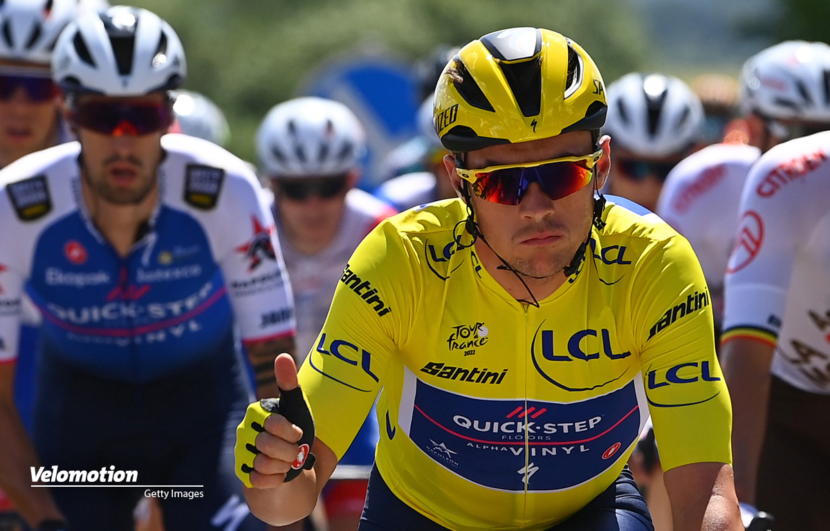 Tour de France Lampaert Gelb
