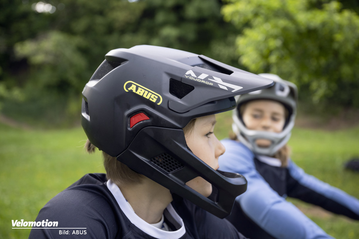 Variabler MTB Fullface-Helm für Kids: ABUS YouDrop FF